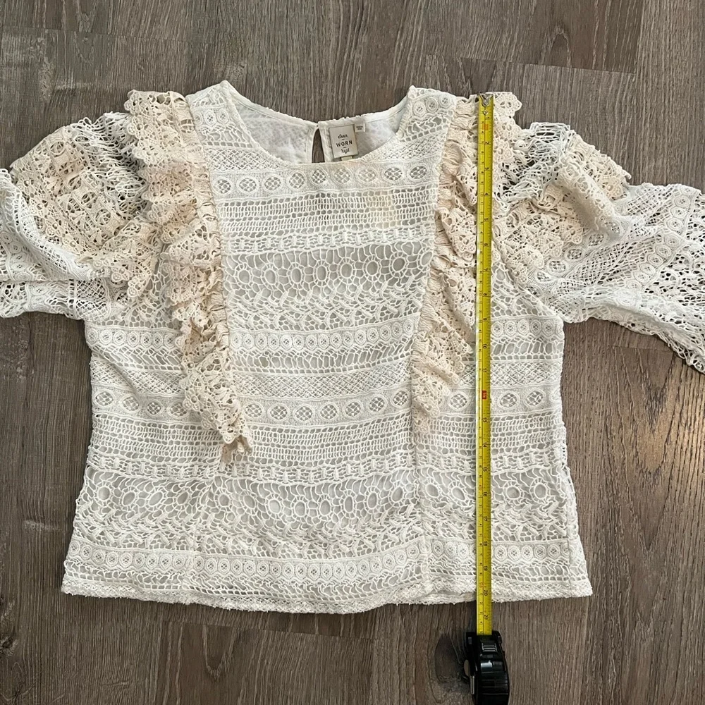 Anthropologie Seen Worn Kept Serena Lace Blouse